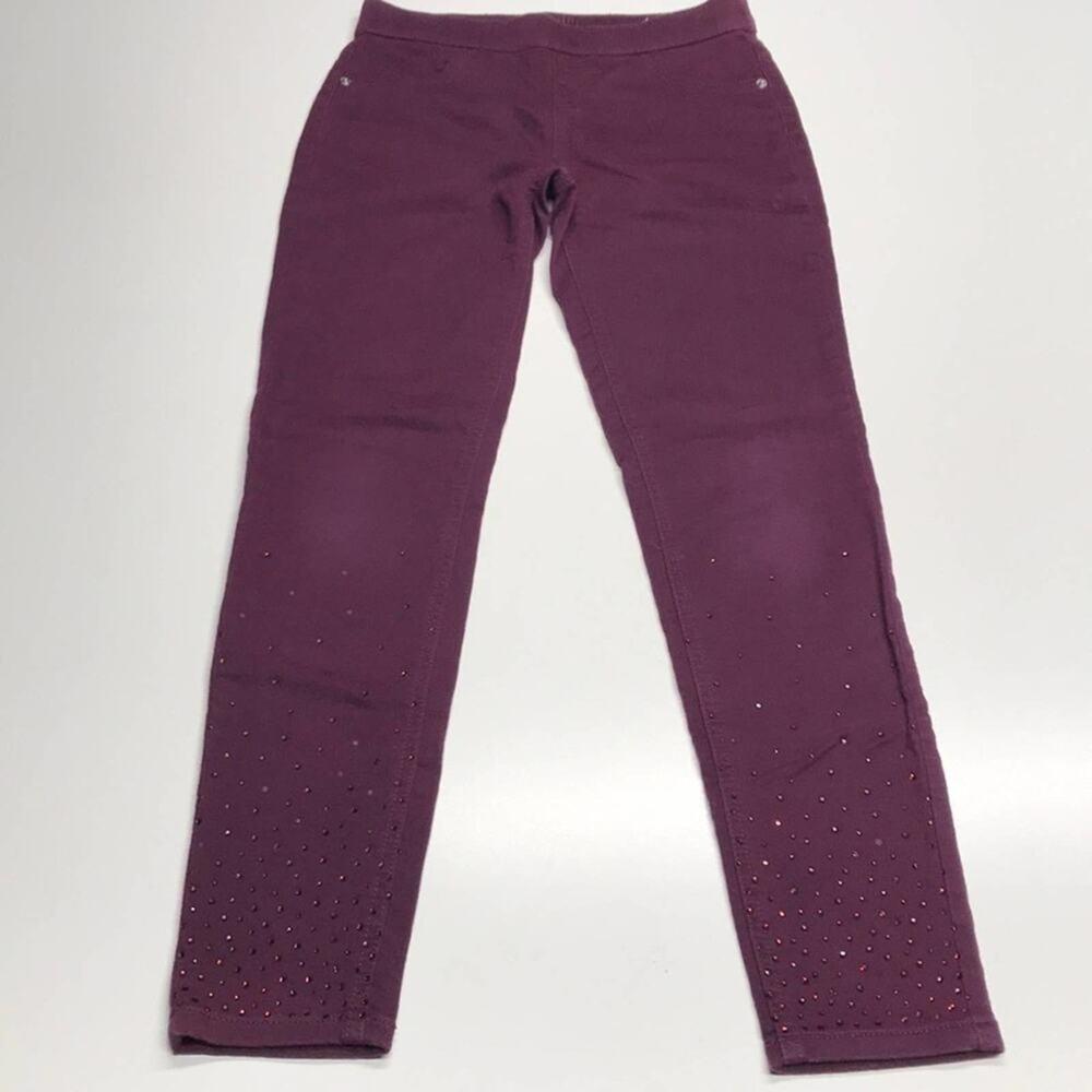 JUSTICE Girls Size 14 Bejeweled Mid Rise Leggings